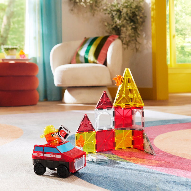 MAGNA-TILES magnetkonstruktori komplekt Tuletõrje, 27 osa