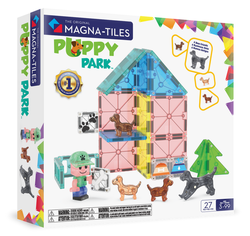MAGNA-TILES magnetkonstruktori komplekt Koerte park, 27 osa