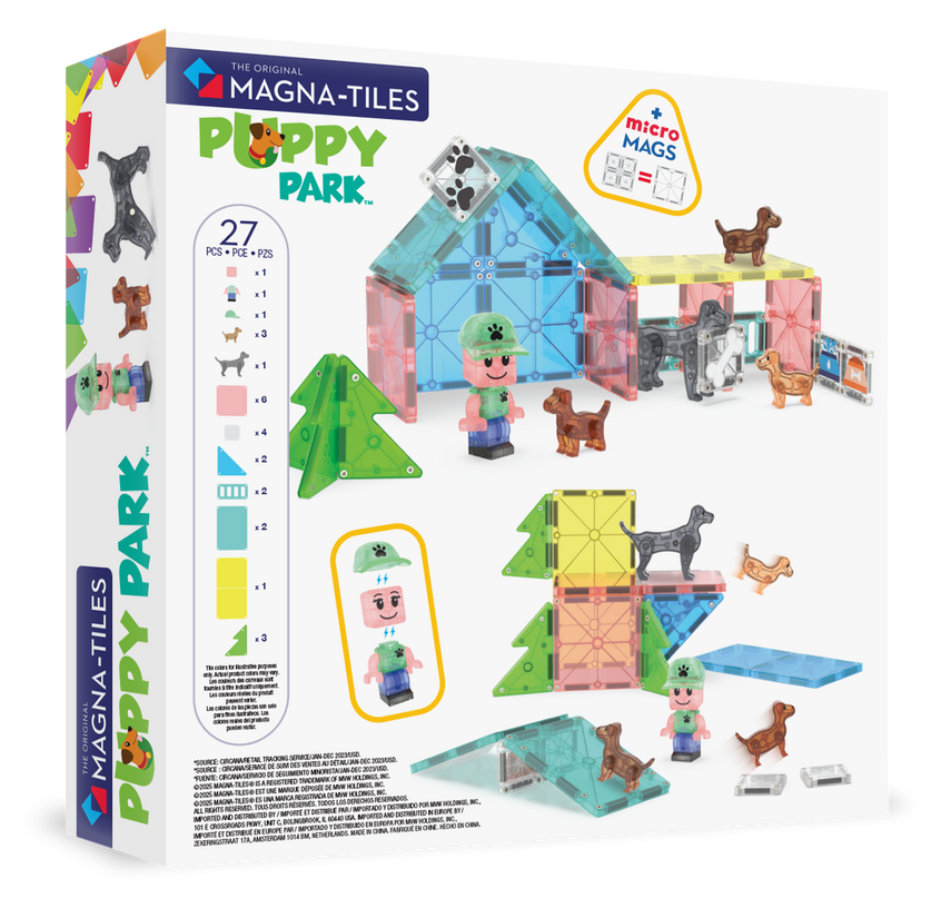 MAGNA-TILES magnetkonstruktori komplekt Koerte park, 27 osa