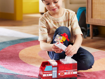 MAGNA-TILES magnetkonstruktori komplekt Tuletõrjedepoo, 50 osa