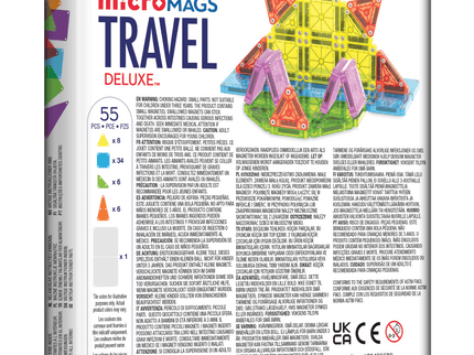 MAGNA-TILES suur magnetkonstruktori reisikomplekt, 55 osa