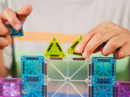 MAGNA-TILES suur magnetkonstruktori reisikomplekt, 55 osa