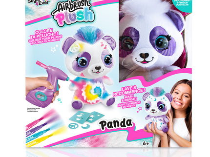 AIRBRUSH PLUSH Pehme mänguasi õhupintsliga Panda, 25 cm