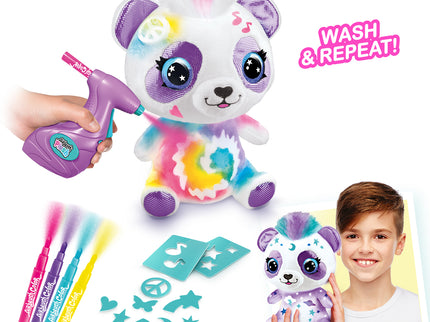 AIRBRUSH PLUSH Pehme mänguasi õhupintsliga Panda, 25 cm