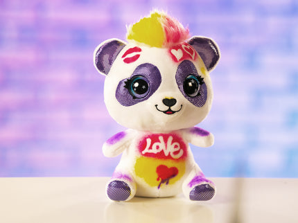 AIRBRUSH PLUSH Pehme mänguasi õhupintsliga Panda, 25 cm