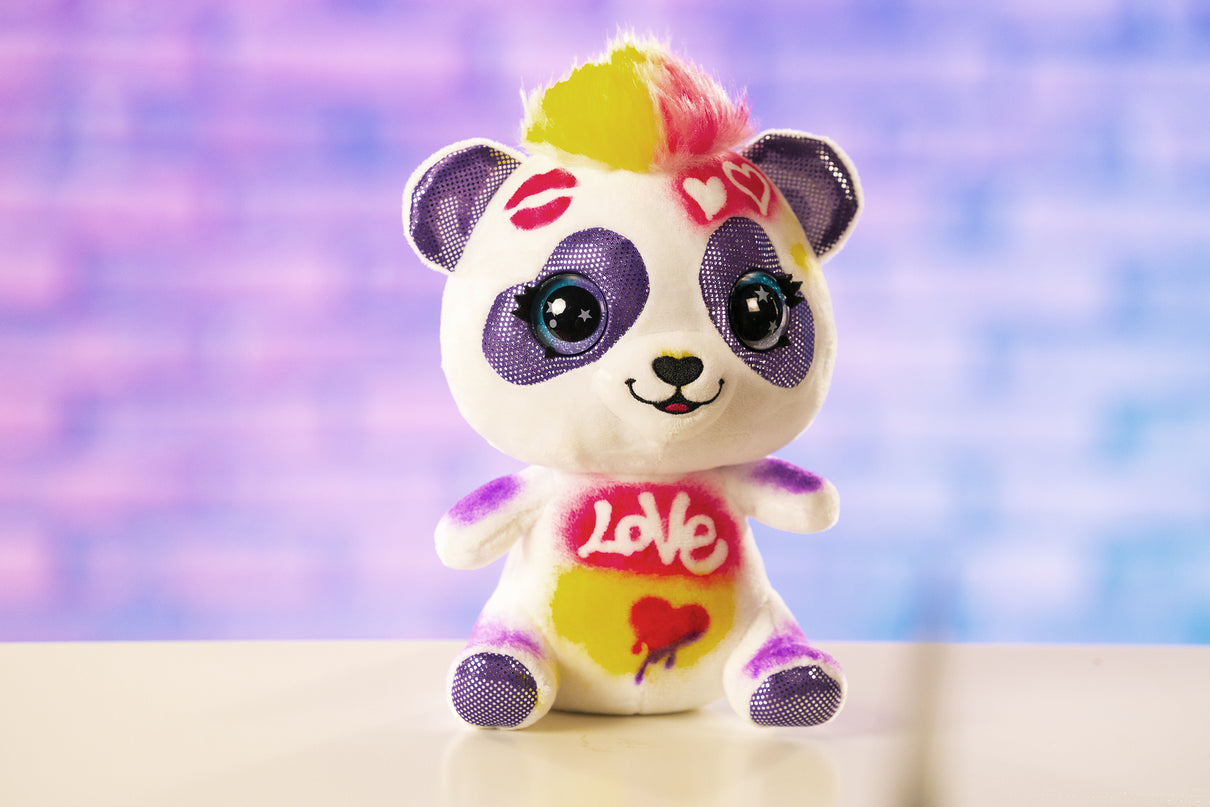 AIRBRUSH PLUSH Pehme mänguasi õhupintsliga Panda, 25 cm