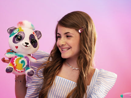 AIRBRUSH PLUSH Pehme mänguasi õhupintsliga Panda, 25 cm