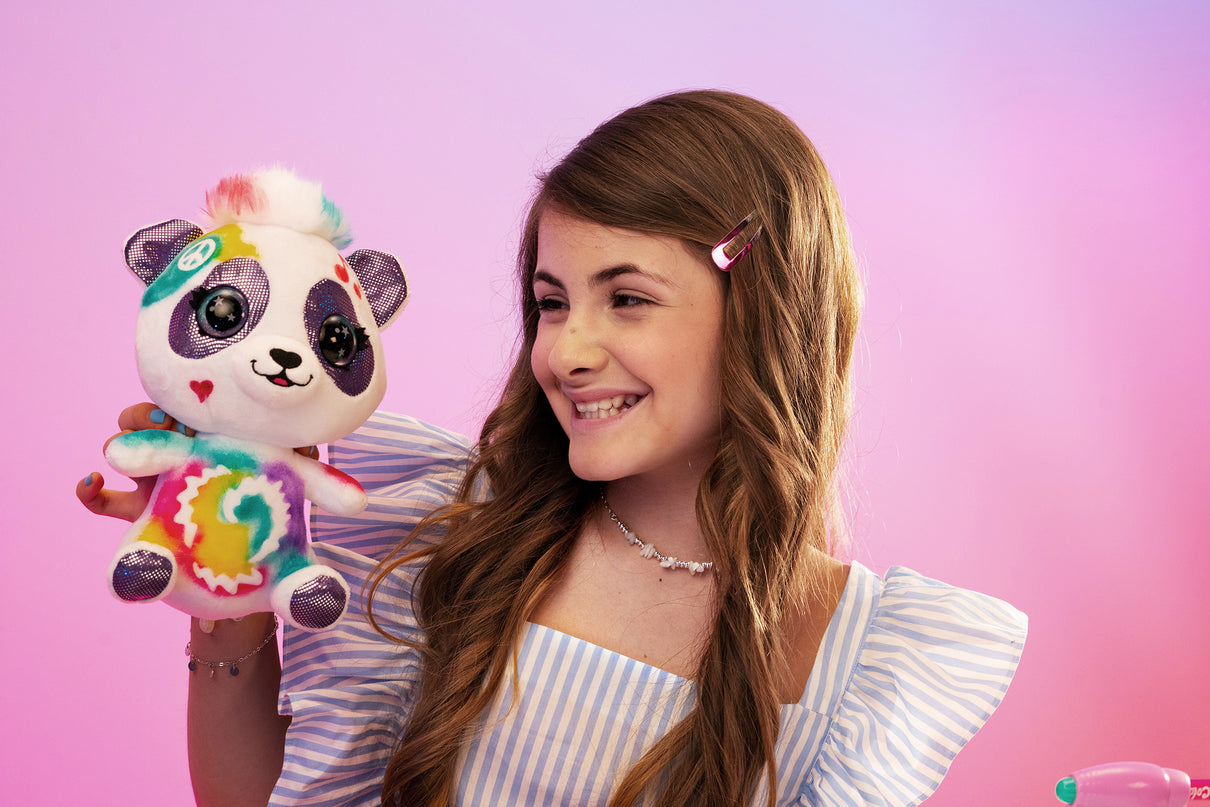 AIRBRUSH PLUSH Pehme mänguasi õhupintsliga Panda, 25 cm