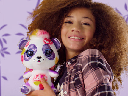 AIRBRUSH PLUSH Pehme mänguasi õhupintsliga Panda, 25 cm