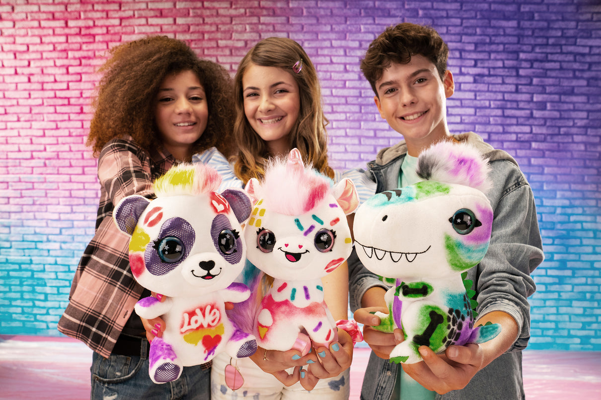 AIRBRUSH PLUSH Pehme mänguasi õhupintsliga Panda, 25 cm