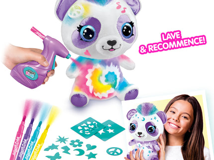 AIRBRUSH PLUSH Pehme mänguasi õhupintsliga Panda, 25 cm