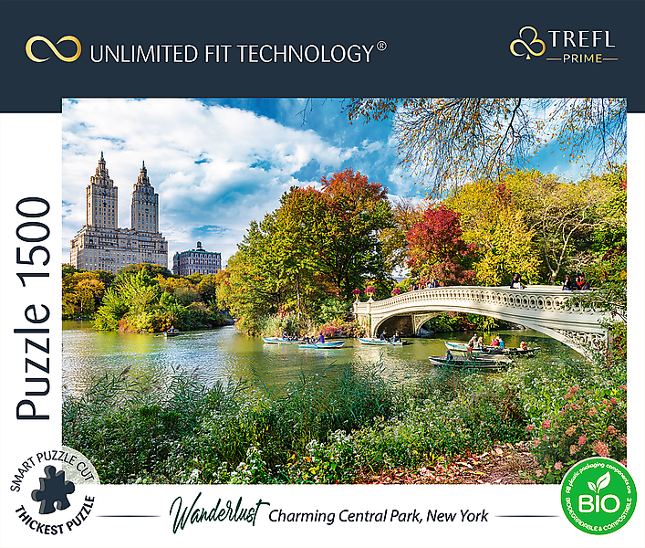 TREFL Prime pusle Wanderlust Central Park, 1500 osa