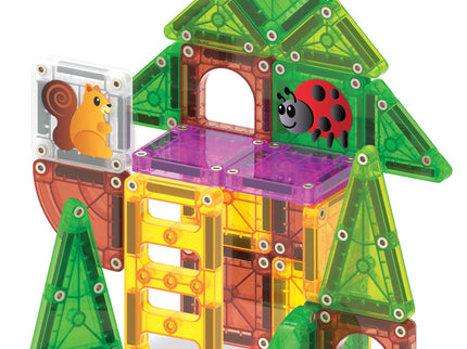 MAGNA-TILES Micromags magnetkonstruktori reisikomplekt Treehouse, 24 osa