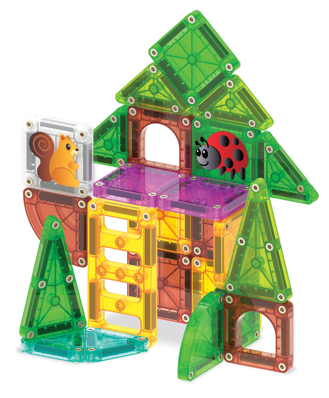 MAGNA-TILES Micromags magnetkonstruktori reisikomplekt Treehouse, 24 osa