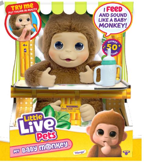 LITTLE LIVE PETS interaktiivne pehme mänguasi Beebi Ahv