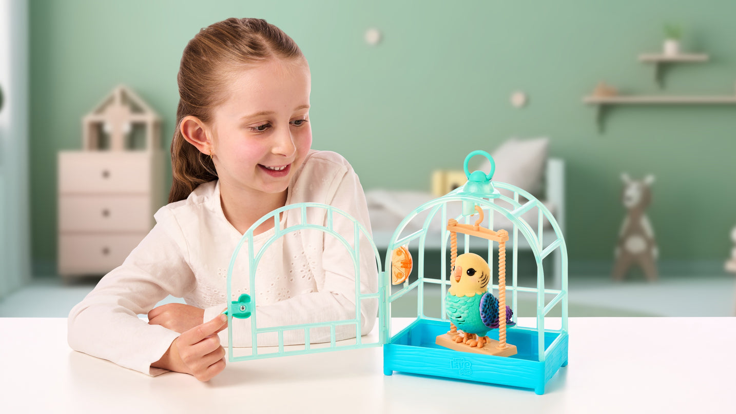 LITTLE LIVE PETS Interaktiivne komplekt lind puuriga