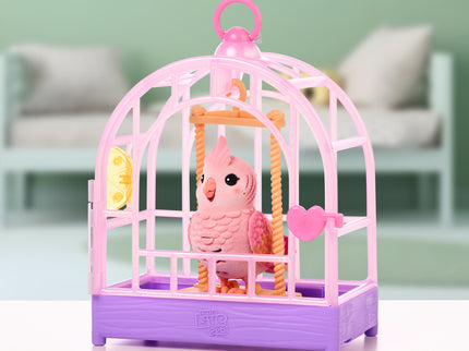 LITTLE LIVE PETS Interaktiivne komplekt lind puuriga