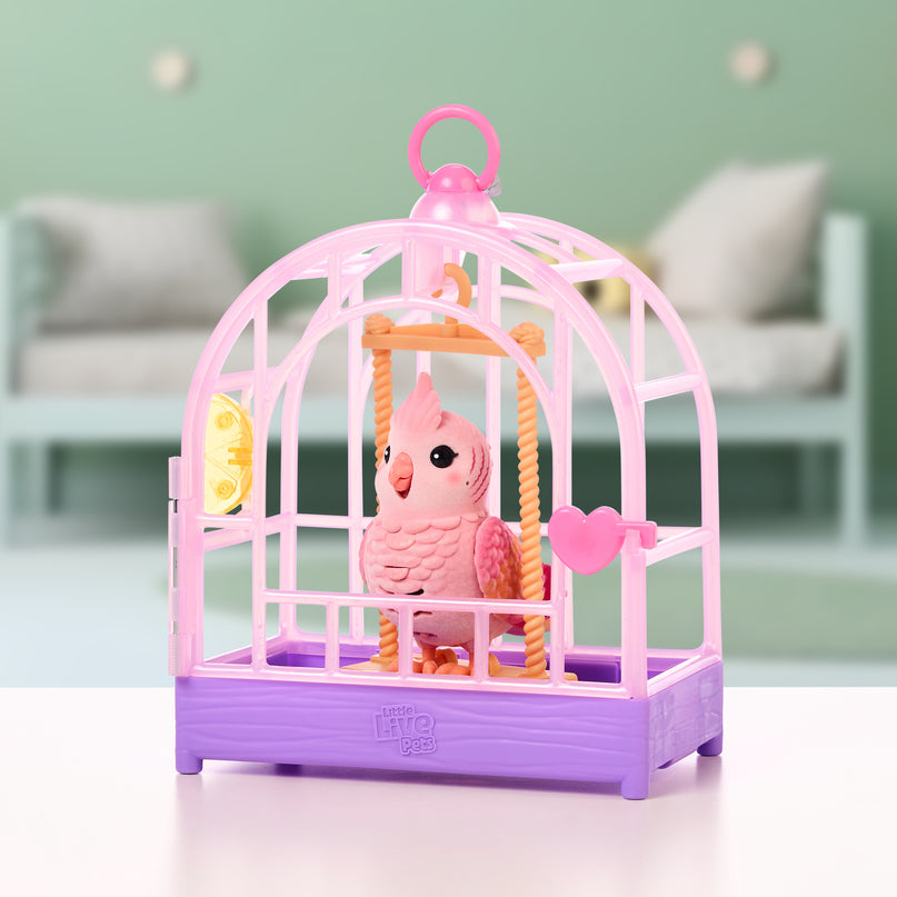 LITTLE LIVE PETS Interaktiivne komplekt lind puuriga