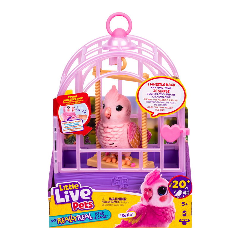 LITTLE LIVE PETS Interaktiivne komplekt lind puuriga