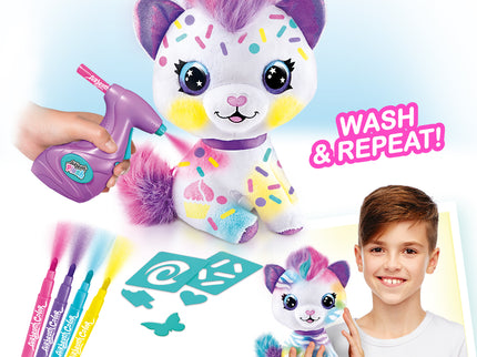 AIRBRUSH PLUSH Pehme mänguasi õhupintsliga Kass, 25 cm