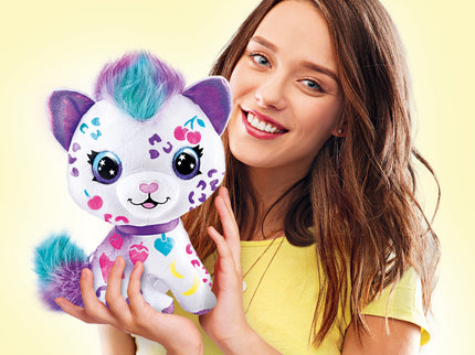 AIRBRUSH PLUSH Pehme mänguasi õhupintsliga Kass, 25 cm