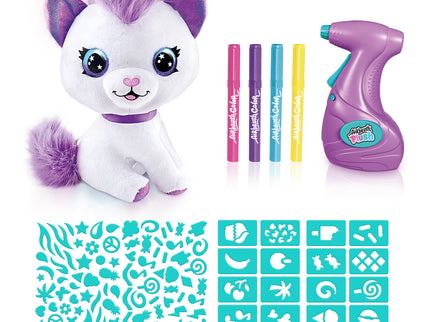 AIRBRUSH PLUSH Pehme mänguasi õhupintsliga Kass, 25 cm