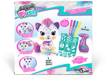 AIRBRUSH PLUSH Pehme mänguasi õhupintsliga Kass, 25 cm