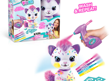 AIRBRUSH PLUSH Pehme mänguasi õhupintsliga Kass, 25 cm