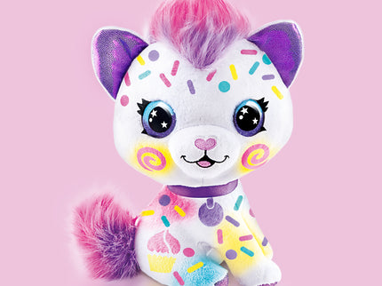 AIRBRUSH PLUSH Pehme mänguasi õhupintsliga Kass, 25 cm