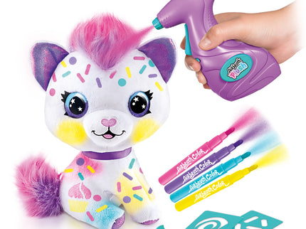 AIRBRUSH PLUSH Pehme mänguasi õhupintsliga Kass, 25 cm