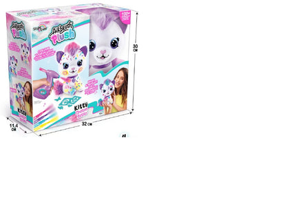 AIRBRUSH PLUSH Pehme mänguasi õhupintsliga Kass, 25 cm