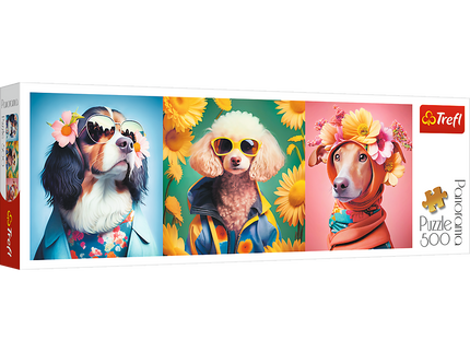 TREFL Panoraampusle Koerad, 500 osa