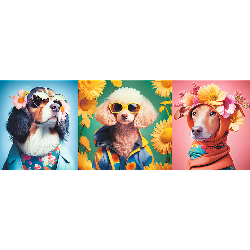 TREFL Panoraampusle Koerad, 500 osa