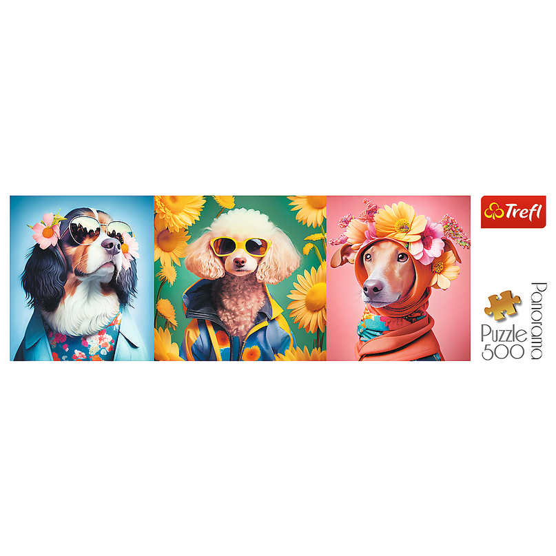TREFL Panoraampusle Koerad, 500 osa