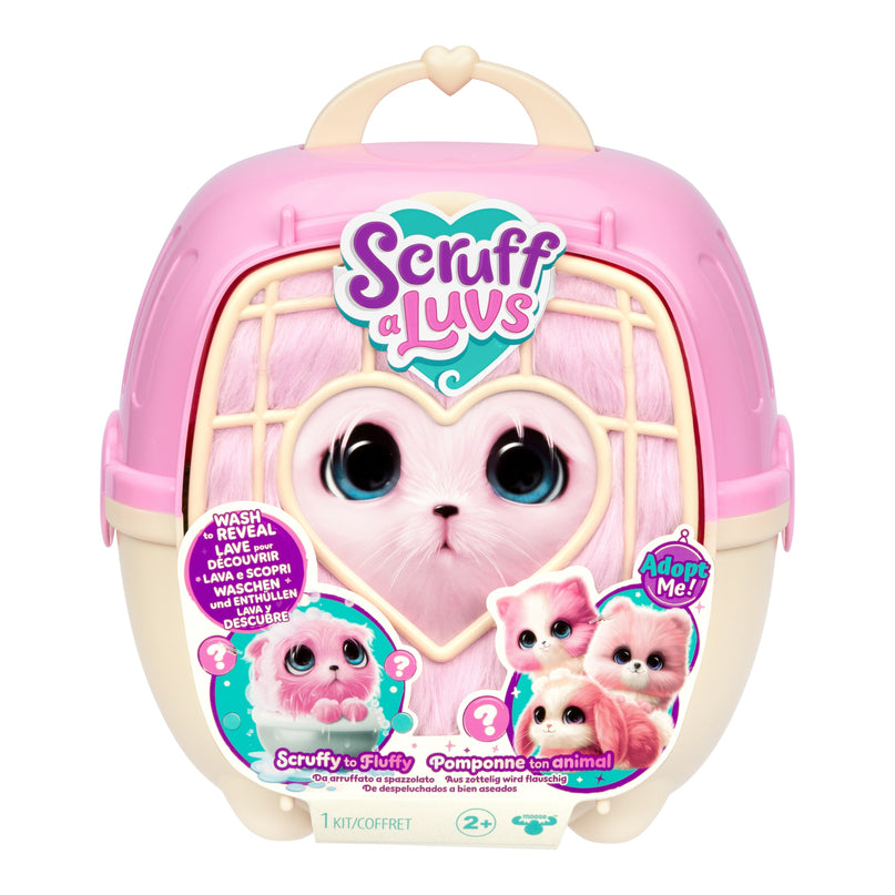 SCRUFF-A-LUVS pehme lemmikloom, roosa, 19 cm