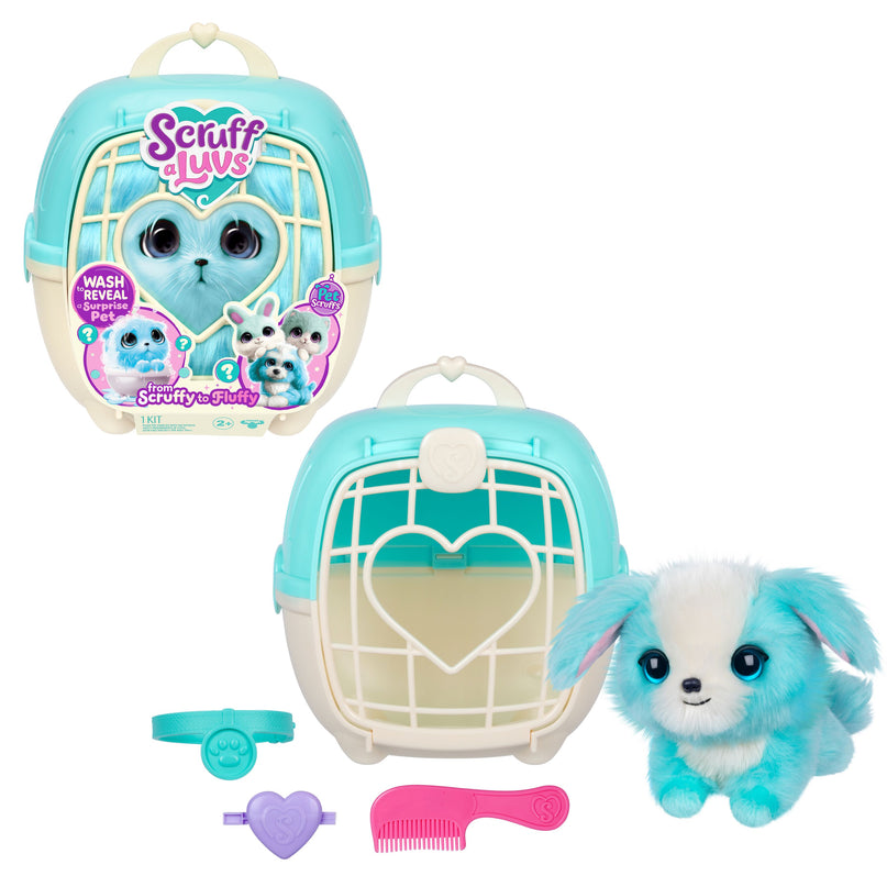 SCRUFF-A-LUVS pehme lemmikloom, sinine, 19 cm