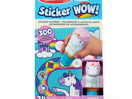 MELISSA &amp; DOUG kleebis VAU! Kleebiste tegevuskomplekt - Ükssarvik