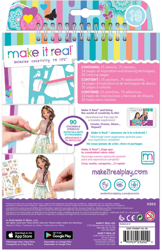 MAKE IT REAL Joonistusalbum Lilled