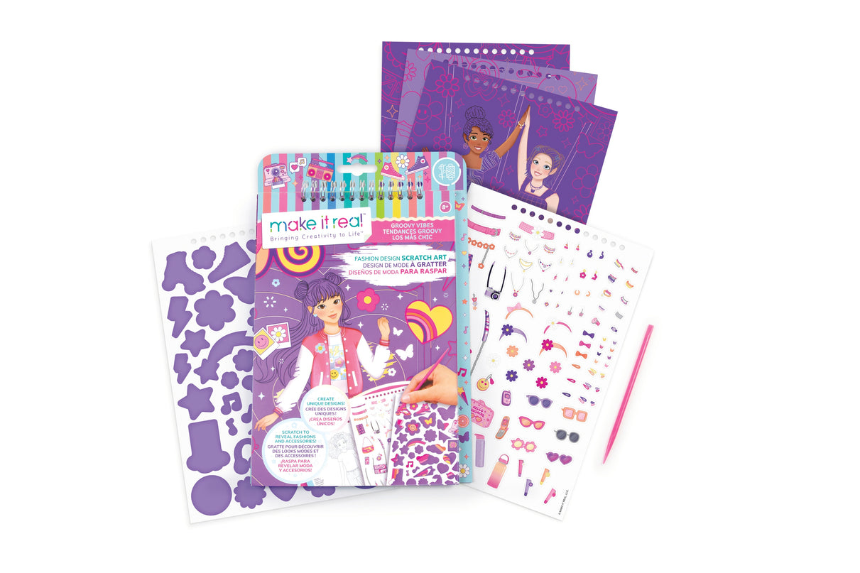 MAKE IT REAL Kraapimiskunsti album Groovy Vibes