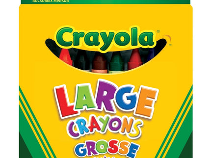 CRAYOLA 8 suurt pestavat rasvakriiti Ultra Clean