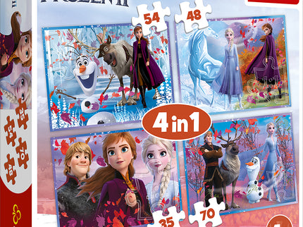TREFL FROZEN Puslede komplekt, 4 tk, Frozen 2