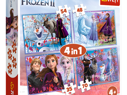 TREFL FROZEN Puslede komplekt, 4 tk, Frozen 2