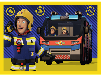 TREFL FIREMAN SAM Puslede komplekt 4 in 1 Tuletõrjuja Sam