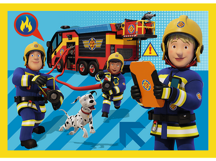TREFL FIREMAN SAM Puslede komplekt 4 in 1 Tuletõrjuja Sam