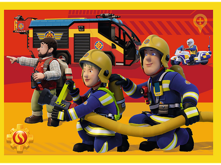 TREFL FIREMAN SAM Puslede komplekt 4 in 1 Tuletõrjuja Sam