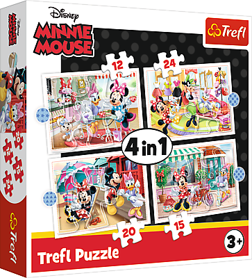TREFL DISNEY Puslede komplekt, 4 tk, Minni-Hiir