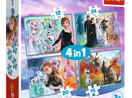 TREFL FROZEN Puslede komplekt, 4 tk