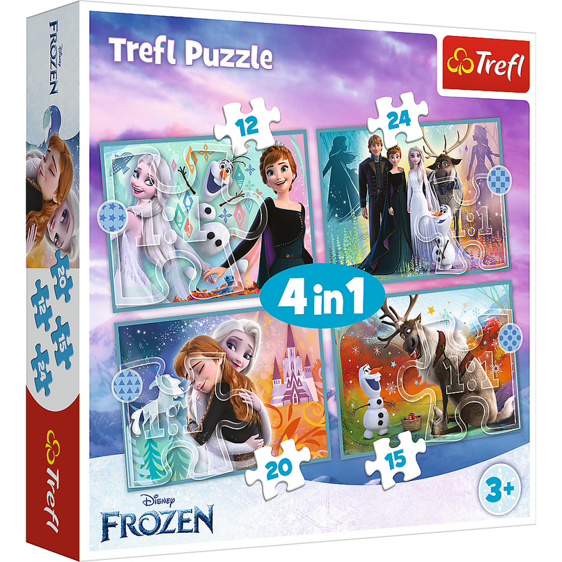 TREFL FROZEN Puslede komplekt, 4 tk