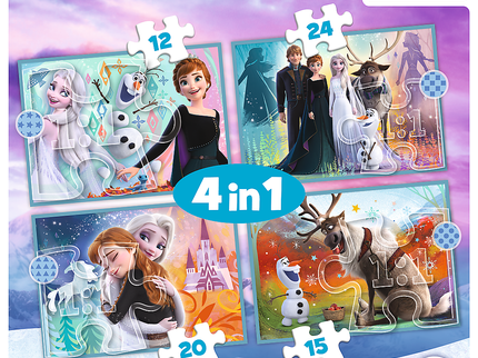 TREFL FROZEN Puslede komplekt, 4 tk