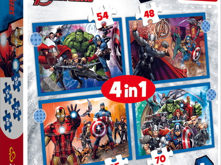 TREFL AVENGERS Puslede komplekt 4 in 1 Tasujad